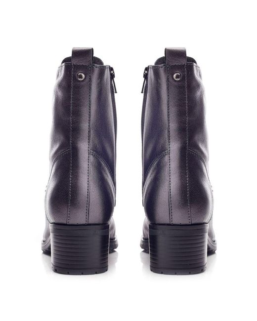 Moda In Pelle Purple Bezzie Metallic Leather