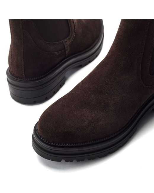 Moda In Pelle Blue Olainie Dark Suede