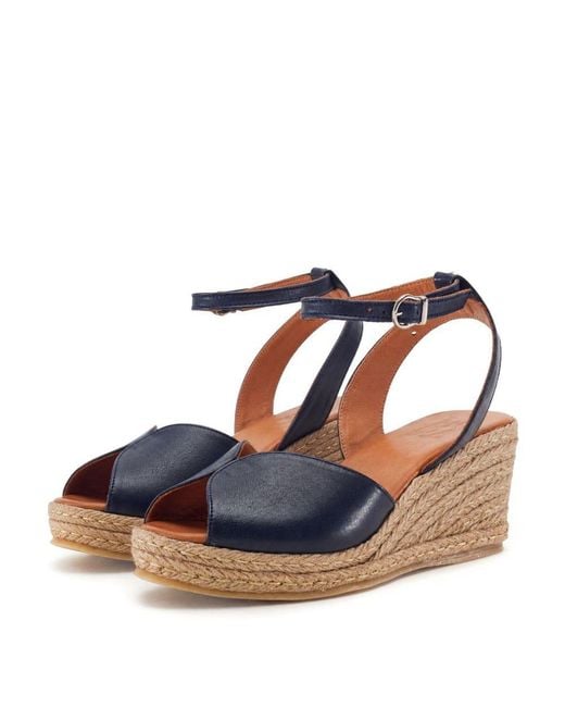 Moda In Pelle Blue Kiona Leather
