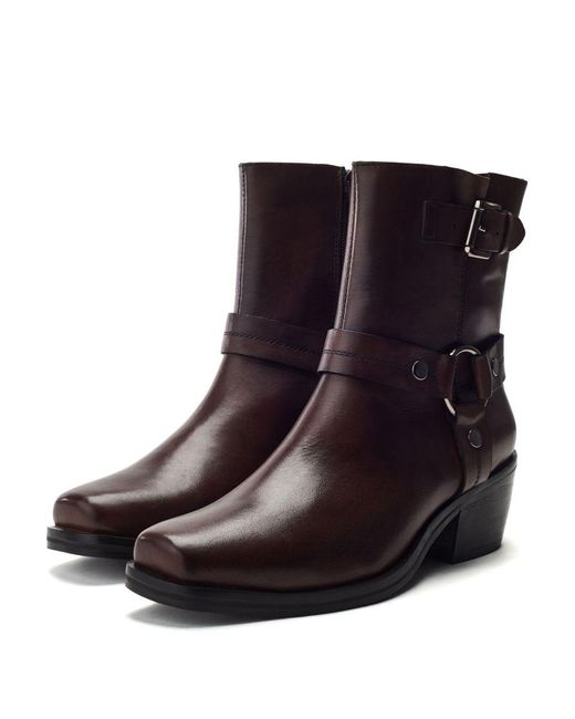Shoon Brown Sh Gee Dark Leather