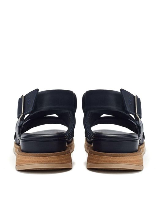 Shoon Blue Sh Iver Leather