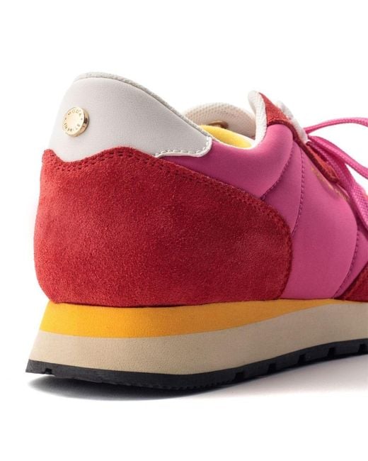 Moda In Pelle Pink Billiee Fuschia Suede
