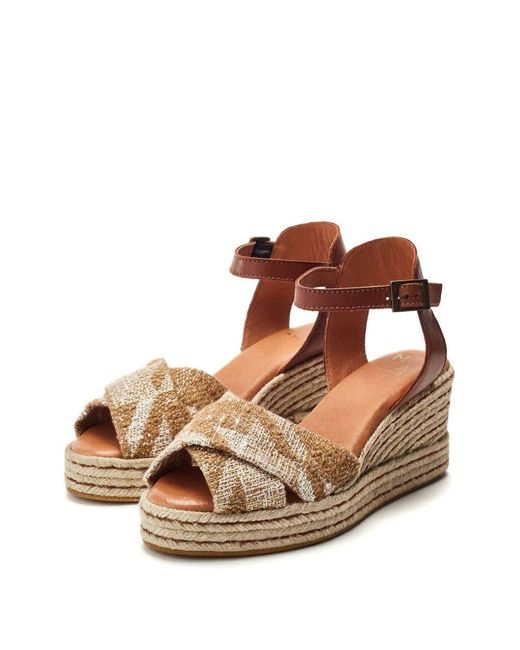Moda In Pelle Brown Kassia Textile