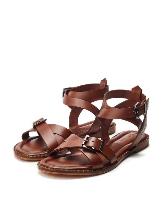 Shoon Brown Sh Shara Leather