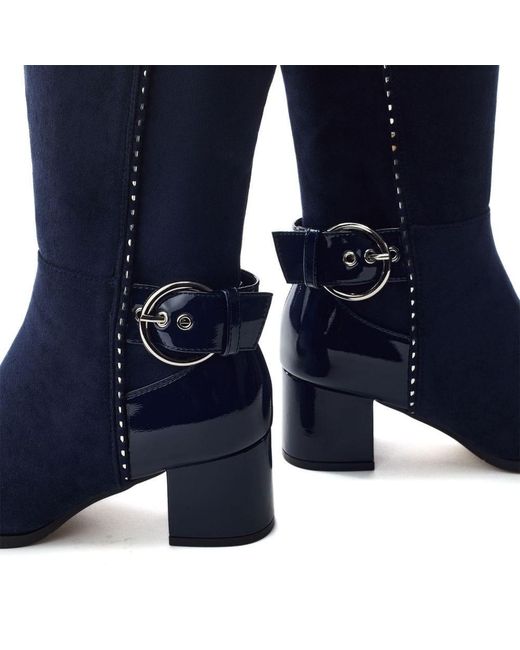 Moda In Pelle Blue Sameena Alcantara