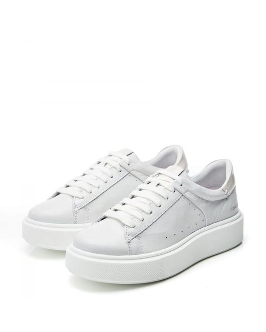 Shoon White Sh Innie Leather