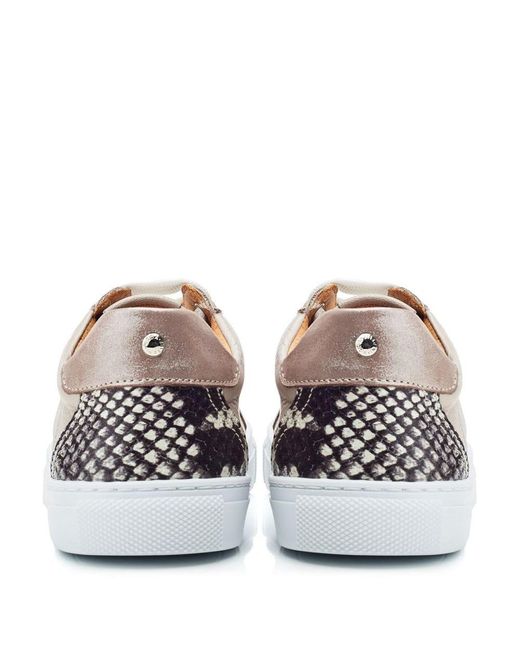 Moda In Pelle Natural Braidie Taupe Leather