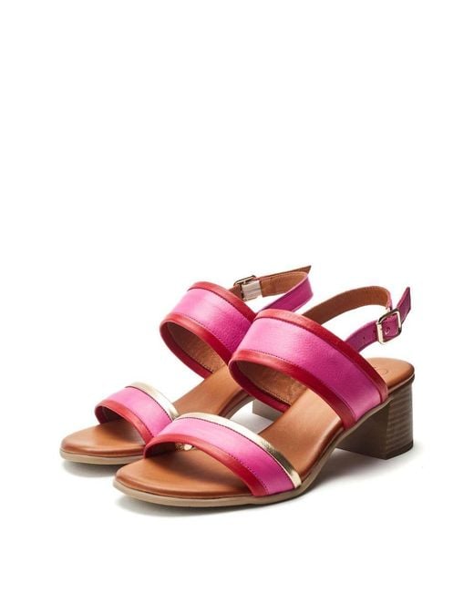 Moda In Pelle Pink Luzula Leather