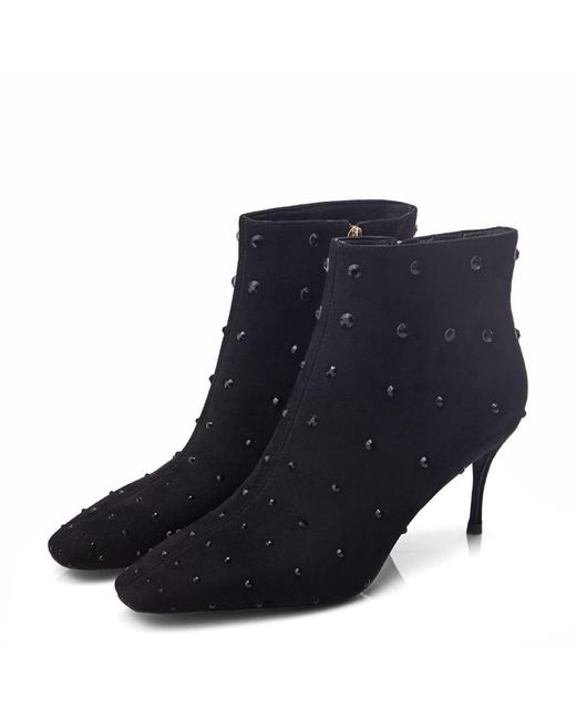 Moda In Pelle Black Wenoa Jet Alcantara