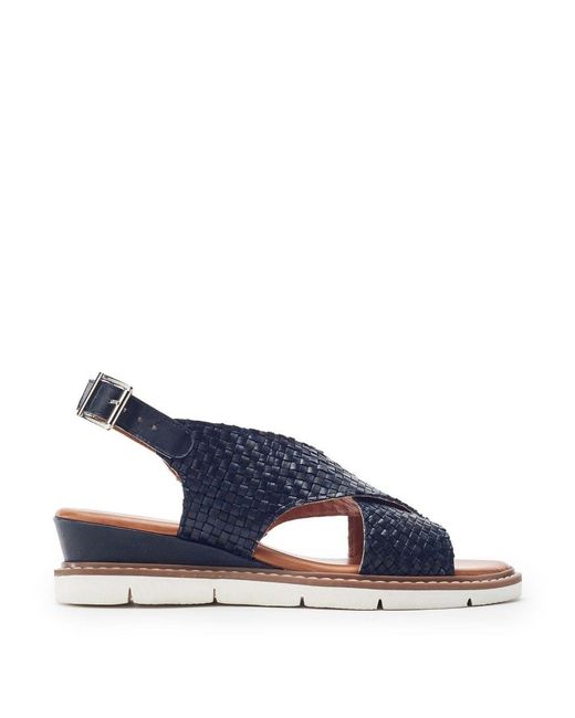 Moda In Pelle Blue Keela Leather