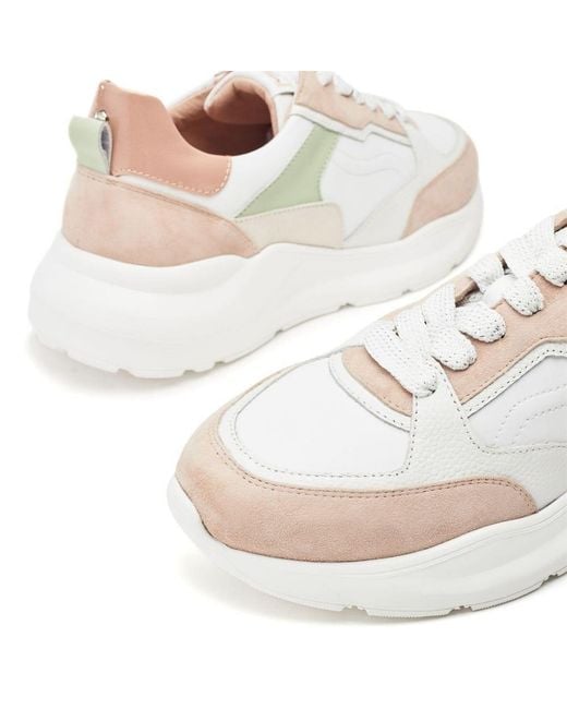 Moda In Pelle White Birdee Leather