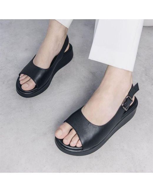 Shoon Blue Sh Gorge Leather