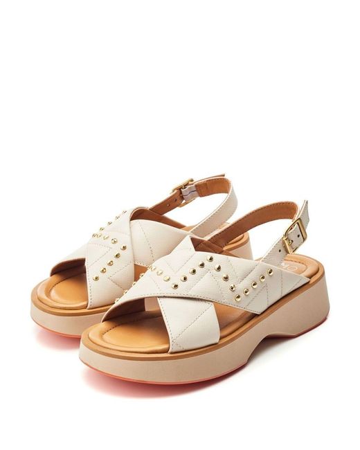 Moda In Pelle Natural Studley White Leather