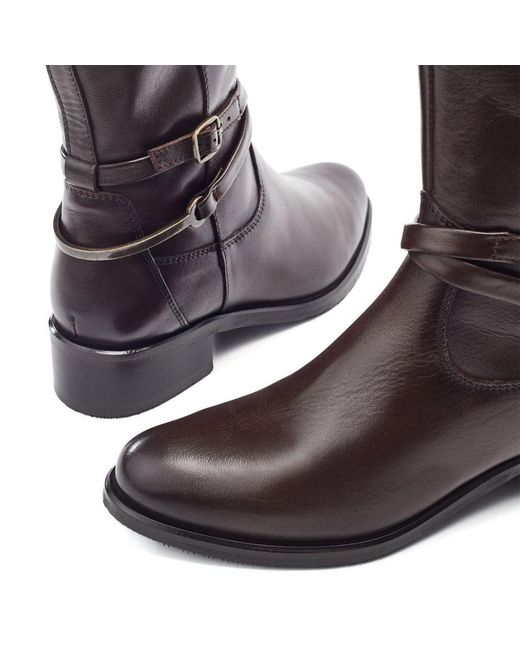 Moda In Pelle Blue Syanna Dark Leather