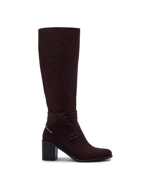 Moda In Pelle Brown Sabea Dark Alcantara