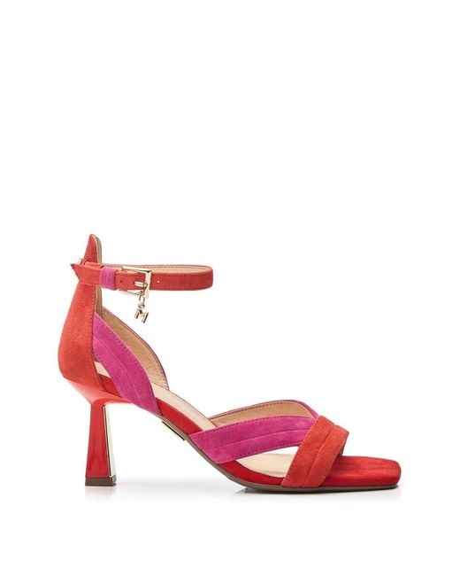 Moda In Pelle Livelia Pink-red Suede