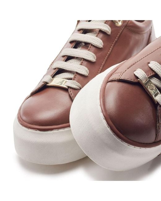 Moda In Pelle Brown Flissie Leather
