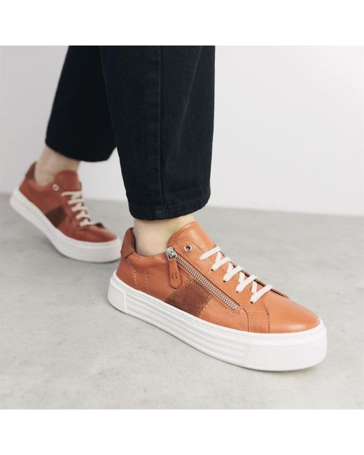 Shoon Red Sh Ely Dark- Leather