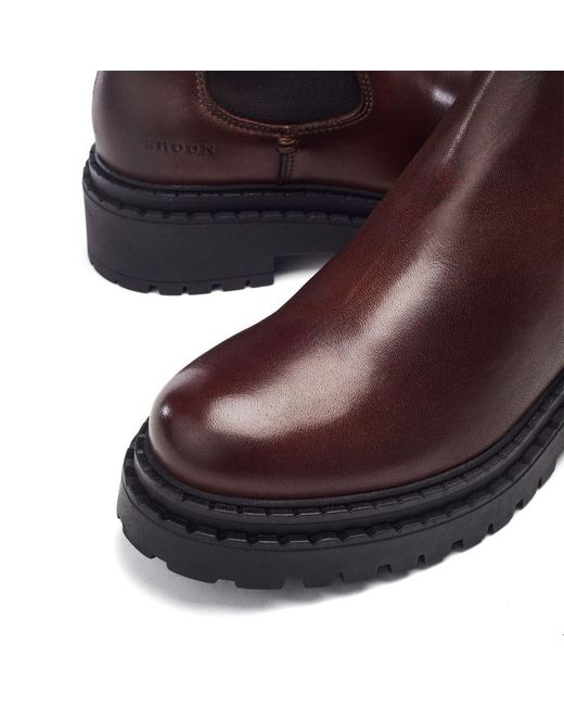 Shoon Purple Sh Imola Dark Leather
