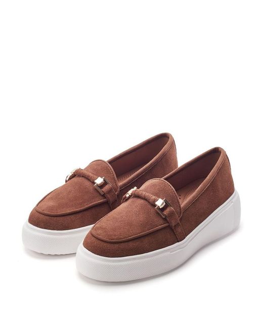 Moda In Pelle Red Ettala Suede