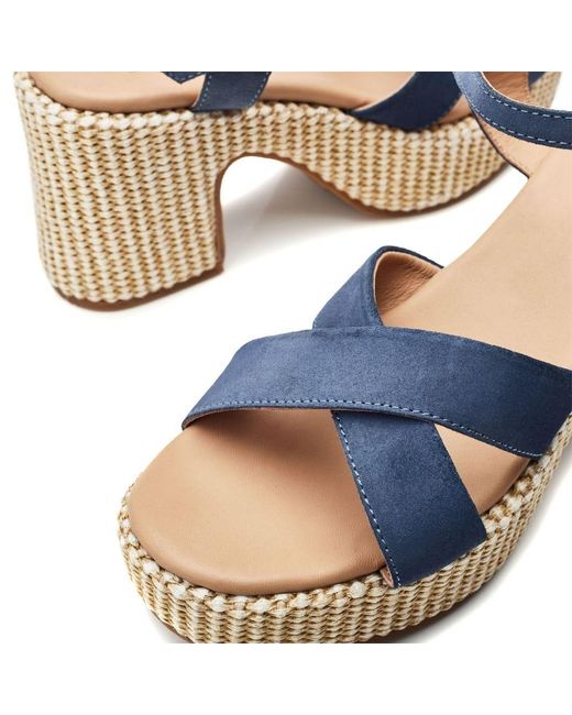 Moda In Pelle Blue Luchiia Suede