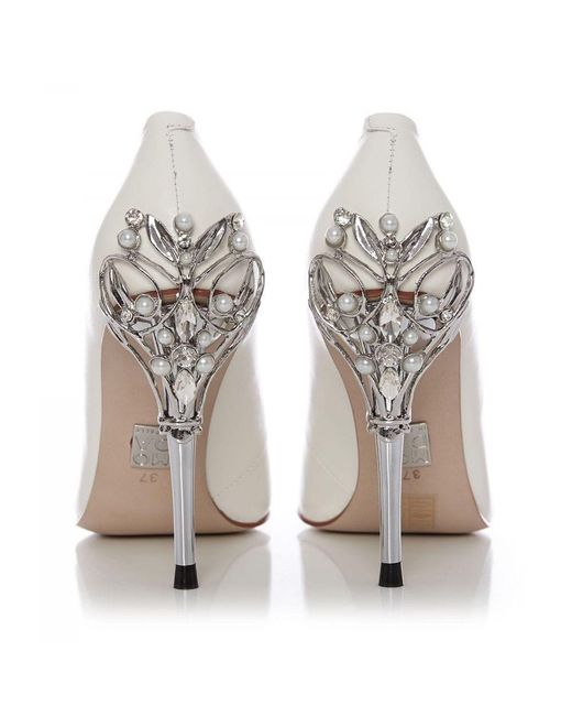 Moda In Pelle White Ilari Ivory Leather