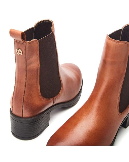 Moda In Pelle Brown Brooki Leather