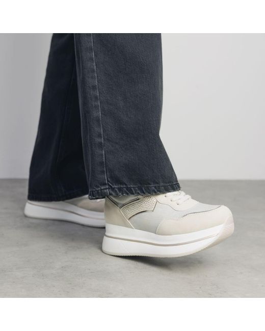 Moda In Pelle White Clarina Porvair