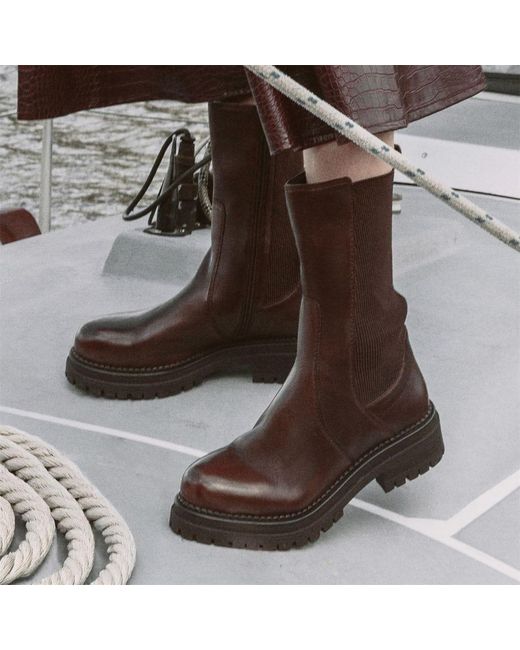 Moda In Pelle Brown Oyari Dark Leather