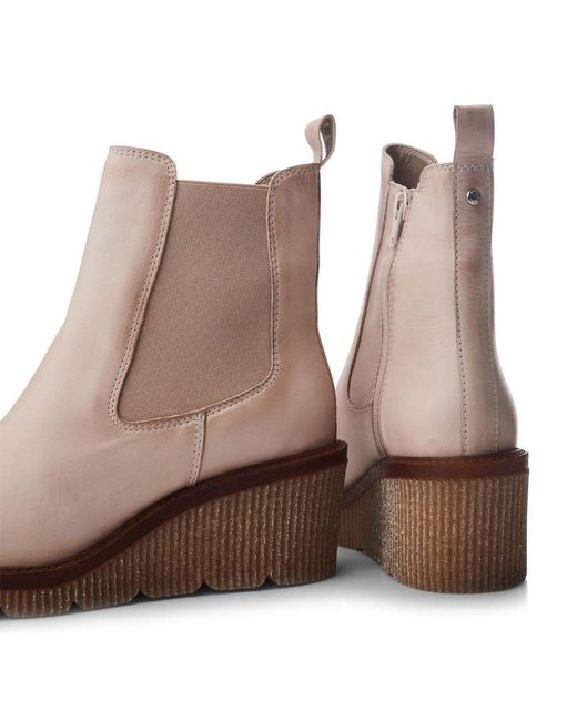 Moda In Pelle Brown Audyn Cream Leather