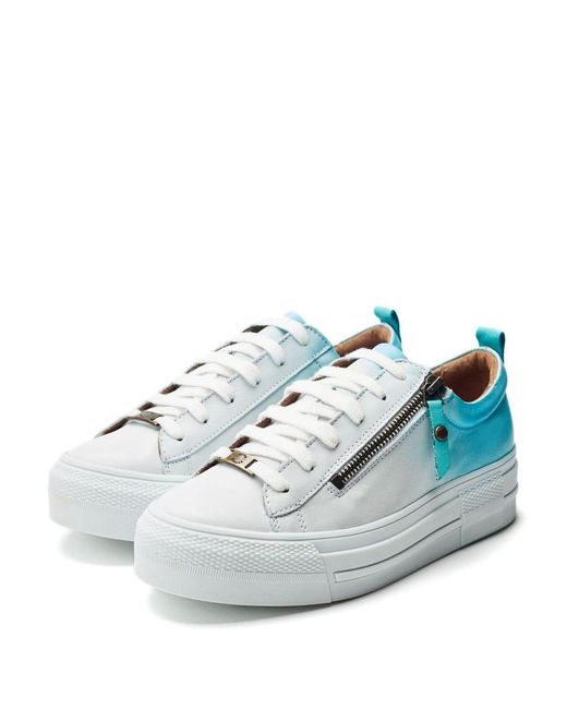 Moda In Pelle Blue Filician Leather