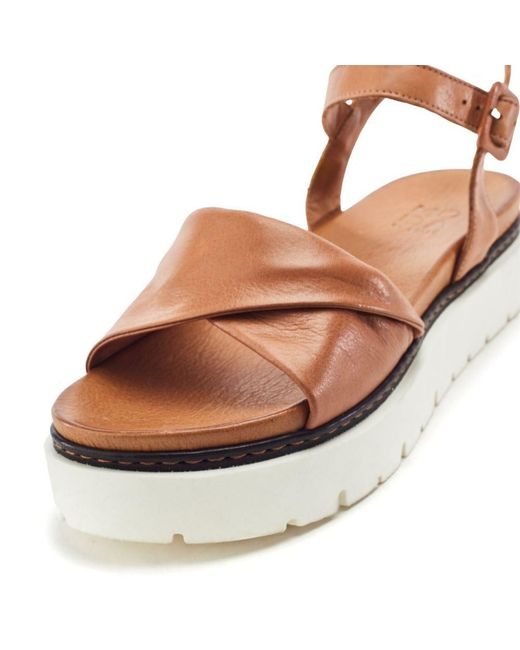 Moda In Pelle Brown Kiarra Leather