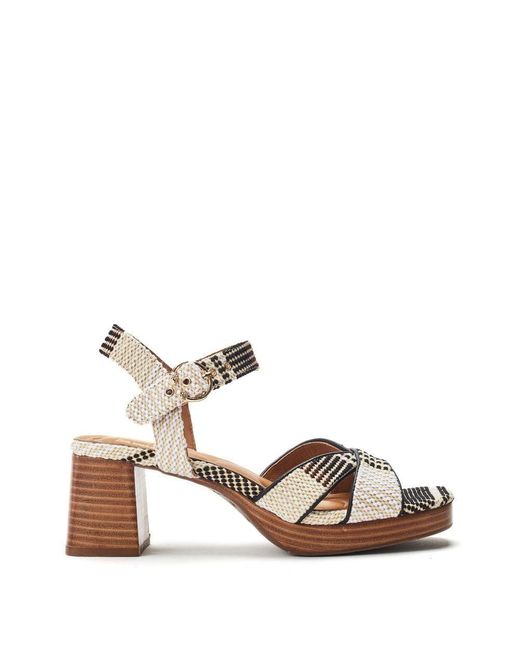 Moda In Pelle White Grechian Off Textile