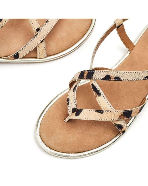 Moda In Pelle Brown Jacaran Leopard Pony Hair