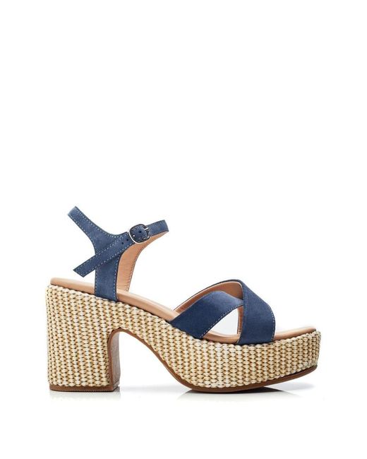 Moda In Pelle Blue Luchiia Suede