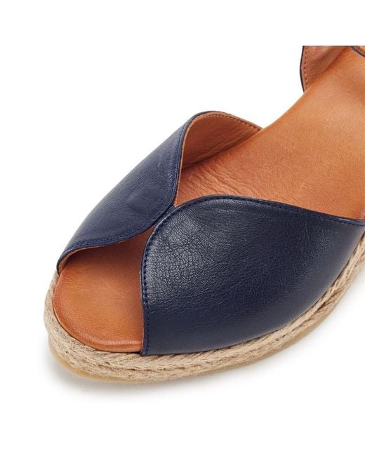 Moda In Pelle Blue Kiona Leather