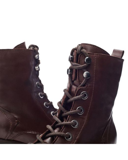 Moda In Pelle Purple Bezzy Dark Leather