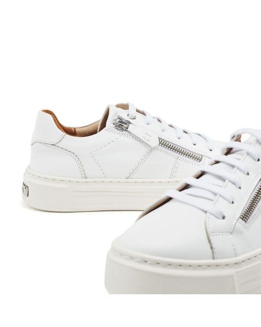 Shoon White Sh Ely Leather