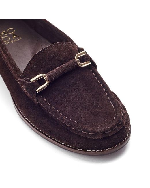 Moda In Pelle Purple Emella Dark Suede