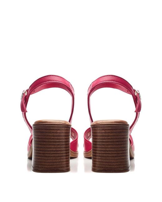Moda In Pelle Pink Lanie Leather