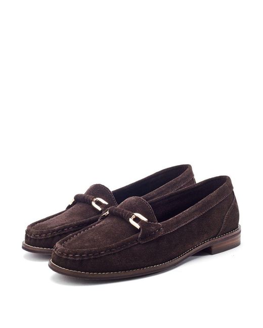 Moda In Pelle Purple Emella Dark Suede