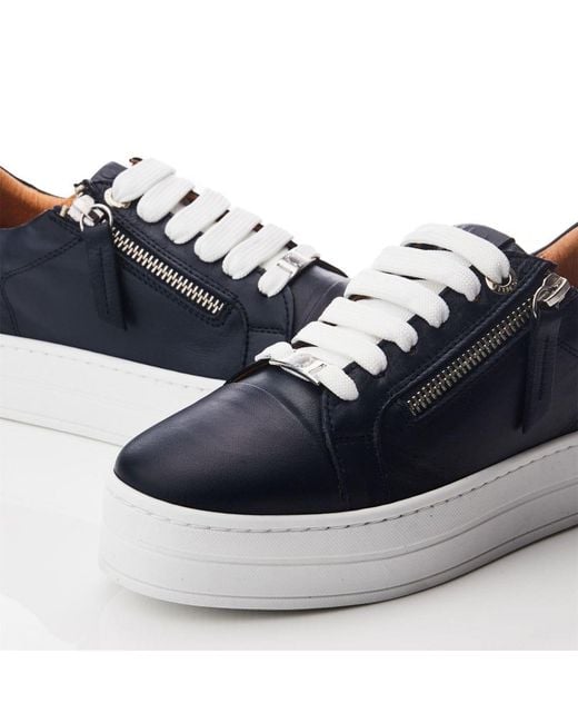 Moda In Pelle Blue Abbiy Leather