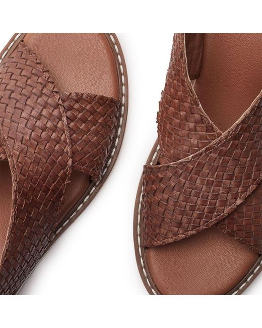 Moda In Pelle Brown Keela Leather