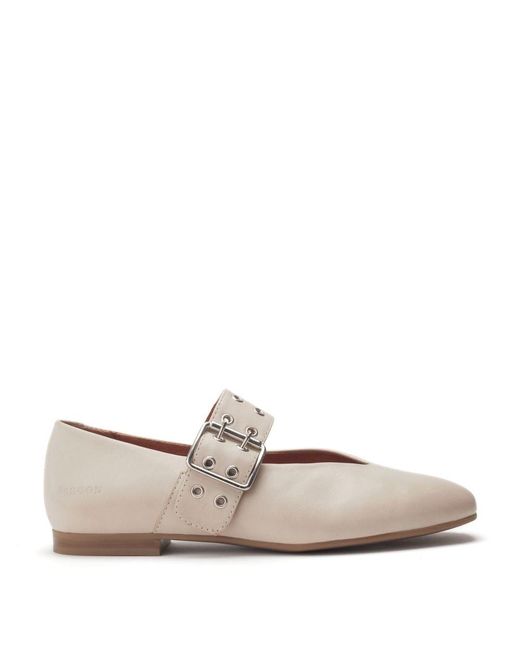 Shoon Natural Sh Ilice Off Leather