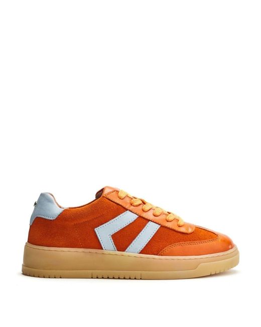 Moda In Pelle Orange Bramble Suede