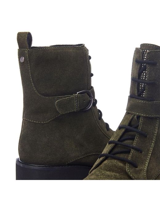Moda In Pelle Black Oberon Suede