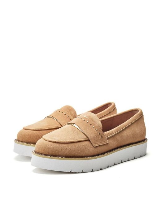 Moda In Pelle Brown Elber Camel Suede