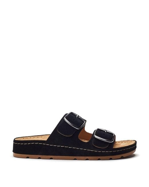 Shoon Blue Sh Elate Suede