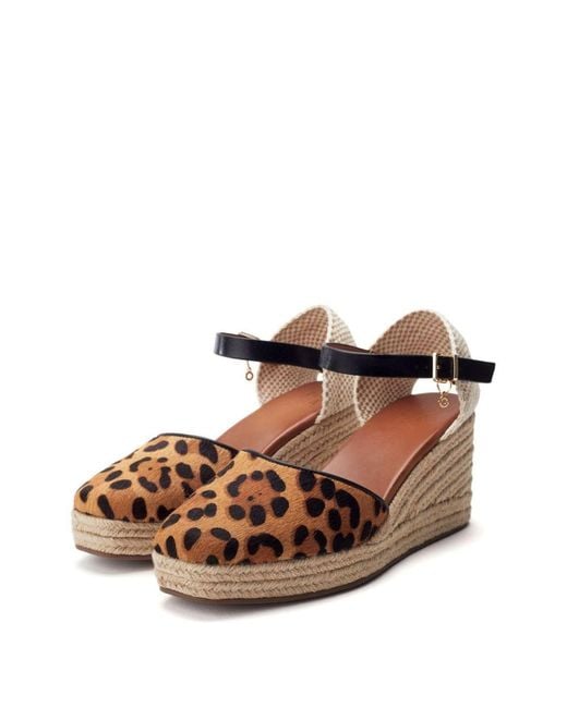 Moda In Pelle Brown Earll Leopard Pony Hair