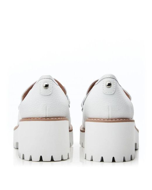 Moda In Pelle White Faythe Leather